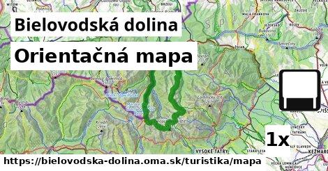 Orientačná mapa, Bielovodská dolina