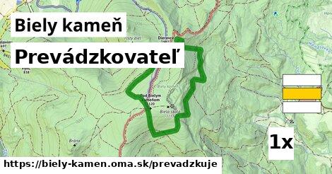 prevádzkovateľ v Biely kameň