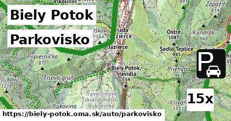 Parkovisko, Biely Potok