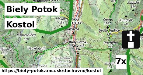 Kostol, Biely Potok