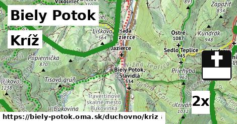 Kríž, Biely Potok