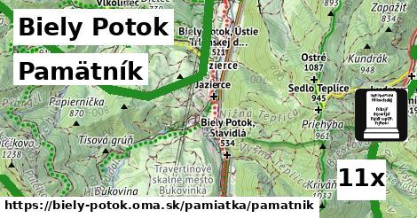 Pamätník, Biely Potok