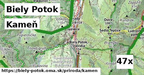 Kameň, Biely Potok