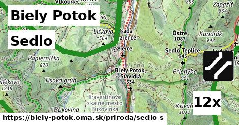 Sedlo, Biely Potok