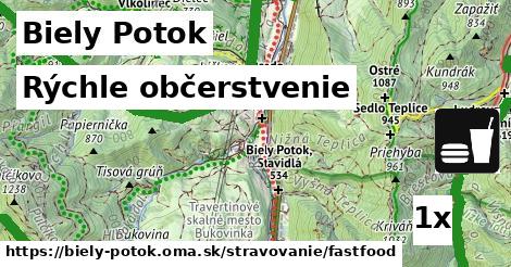 Rýchle občerstvenie, Biely Potok