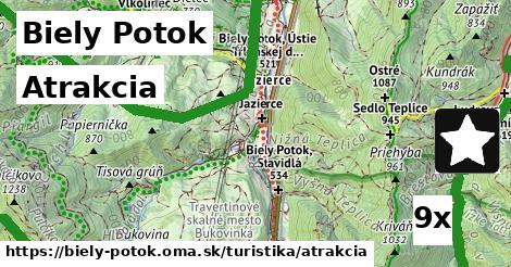 atrakcia v Biely Potok