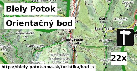 Orientačný bod, Biely Potok