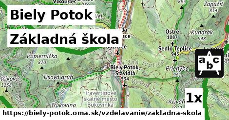 Základná škola, Biely Potok