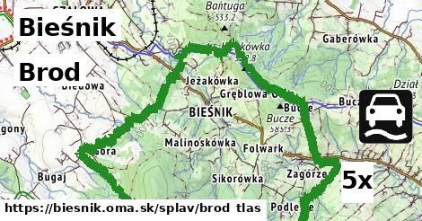 brod v Bieśnik