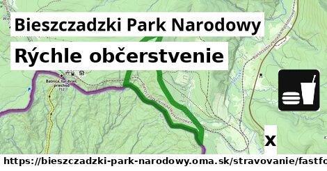 Všetky body v Bieszczadzki Park Narodowy