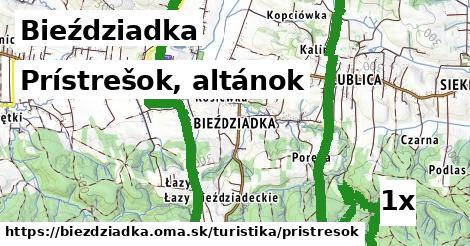 Prístrešok, altánok, Bieździadka
