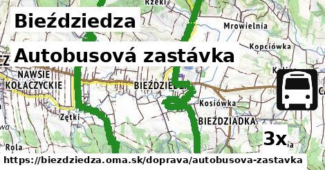 Autobusová zastávka, Bieździedza