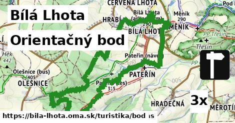 Orientačný bod, Bílá Lhota