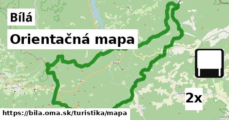 Orientačná mapa, Bílá