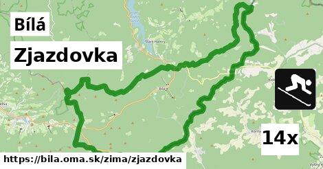 Zjazdovka, Bílá