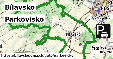 Parkovisko, Bílavsko