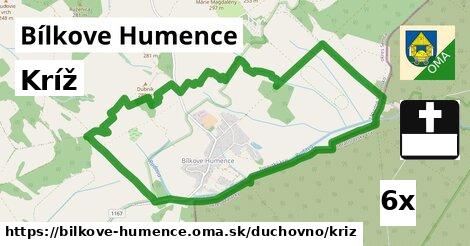 Kríž, Bílkove Humence