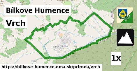 Vrch, Bílkove Humence