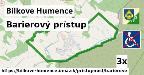 Barierový prístup, Bílkove Humence