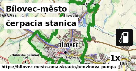 čerpacia stanica, Bílovec-město