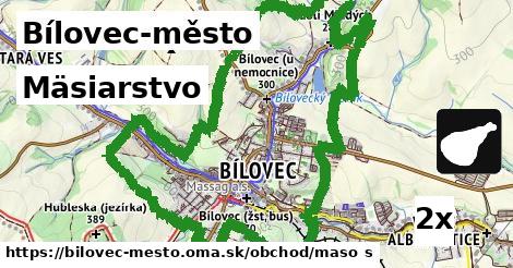 mäsiarstvo v Bílovec-město