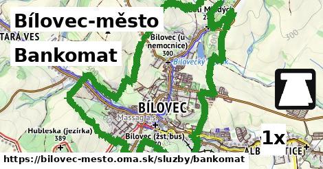 bankomat v Bílovec-město