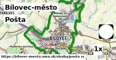 pošta v Bílovec-město