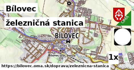železničná stanica, Bílovec