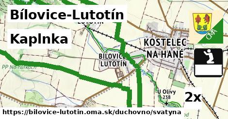 Kaplnka, Bílovice-Lutotín