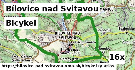 bicykel v Bílovice nad Svitavou