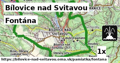 Fontána, Bílovice nad Svitavou