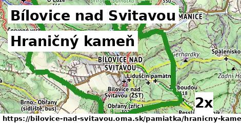 Hraničný kameň, Bílovice nad Svitavou