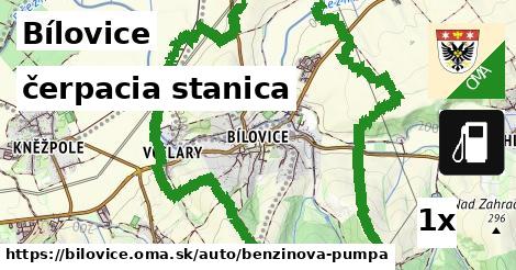 čerpacia stanica, Bílovice