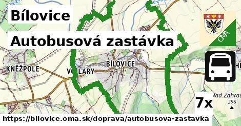 Autobusová zastávka, Bílovice