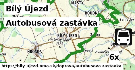 Autobusová zastávka, Bílý Újezd