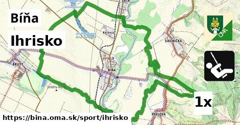 Ihrisko, Bíňa