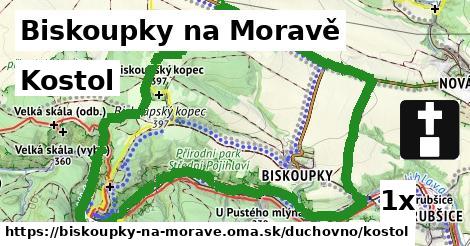 kostol v Biskoupky na Moravě