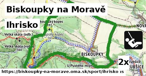 ihrisko v Biskoupky na Moravě