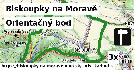 orientačný bod v Biskoupky na Moravě