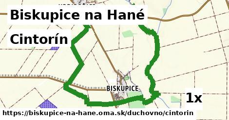 Cintorín, Biskupice na Hané
