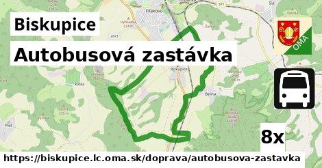 Autobusová zastávka, Biskupice, okres LC