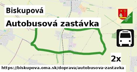 Autobusová zastávka, Biskupová