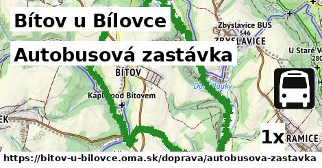 Autobusová zastávka, Bítov u Bílovce