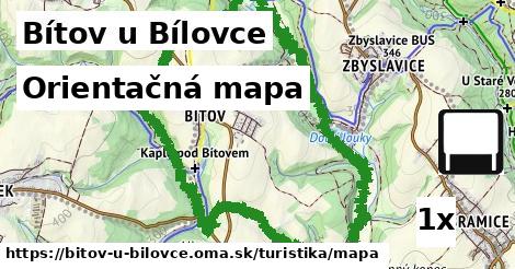 Orientačná mapa, Bítov u Bílovce