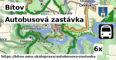 Autobusová zastávka, Bítov