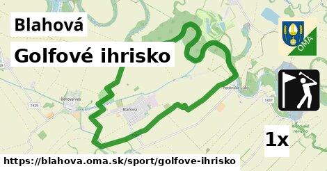 Golfové ihrisko, Blahová