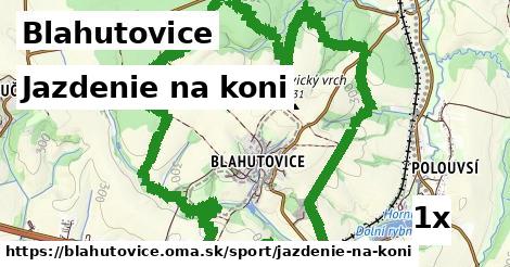 Jazdenie na koni, Blahutovice