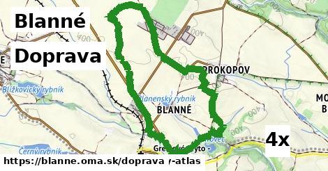 doprava v Blanné