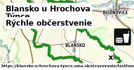 Všetky body v Blansko u Hrochova Týnce