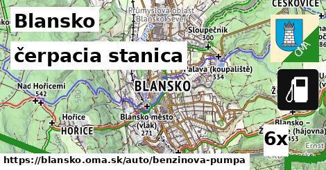 čerpacia stanica, Blansko